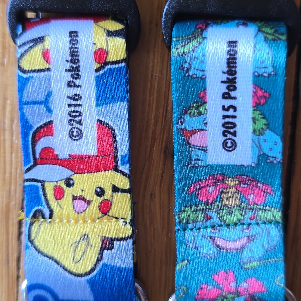 Pokemon, Pikachu & Venusaur, 2 Lanyard Set - Picture 14 of 14